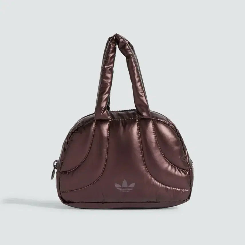 [BUNJANG] Adidas Metallic Mini Bowling Bag Burgundy / 아디다스 메탈릭 미니 볼링백 (버건디)
