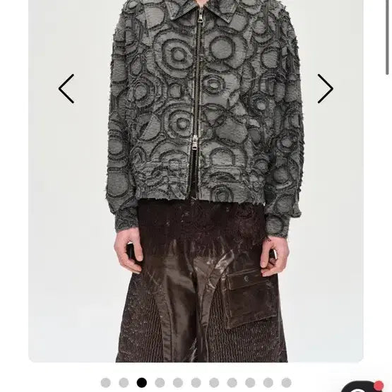 [BUNJANG] Andersson Bell Burnout Zip-Up Jacket / [M] 앤더슨벨 번아웃 집업 자켓