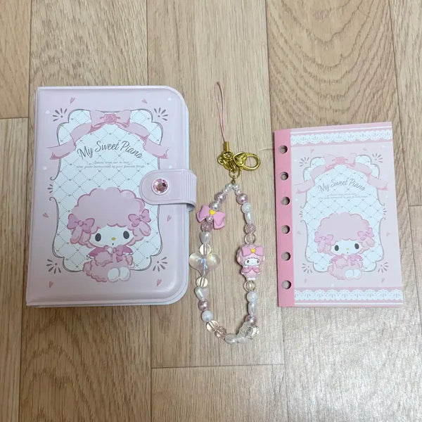 [BUNJANG] Sanrio My Sweet Piano Diary Binder Inner Pages Strap Keychain / 산리오 마이스위트피아노 다이어리 바인더 속지 스트랩 키링