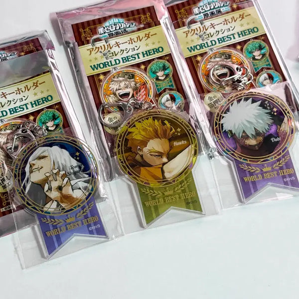 [BUNJANG] My Hero Academia Original Art Exhibition Acrylic Keyring / 정가)나의히어로아카데미아 원화전 아크릴 키링 십걸 키홀더 월드히어로베스트