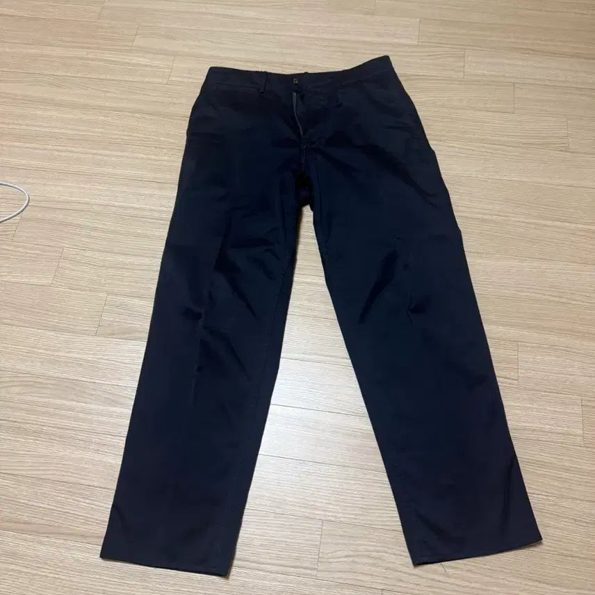 [BUNJANG] Nanamica Wide Chino Pants Navy Size 32 / 32) 나나미카 와이드 치노 네이비