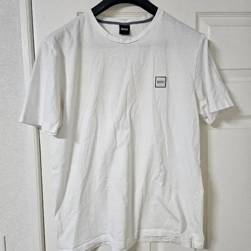[BUNJANG] Hugo Boss White Short Sleeve T-Shirt XL / 휴고 보스 BOSS 흰색 반팔 티셔츠 xl