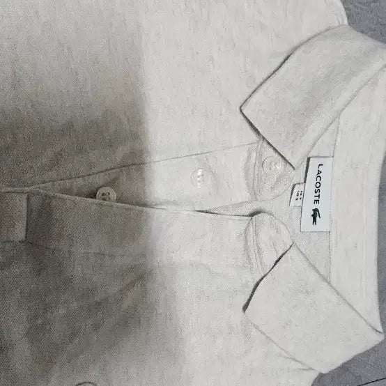 [BUNJANG] Lacoste Oatmeal Beige Polo T-Shirt / 라코스테 오트밀베이지 카라티셔츠