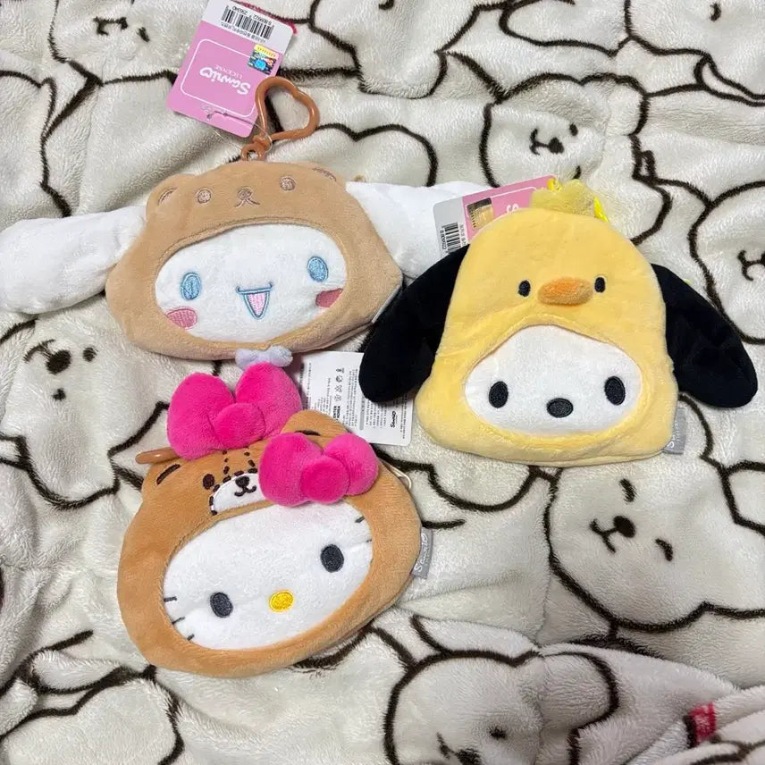 [BUNJANG] Sanrio Coin Purse Pouch Keychain (Hello Kitty, Cinnamoroll, Pochacco) / [새상품] 산리오 동전지갑 파우치키링 (헬로키티, 시나모롤, 포차코)