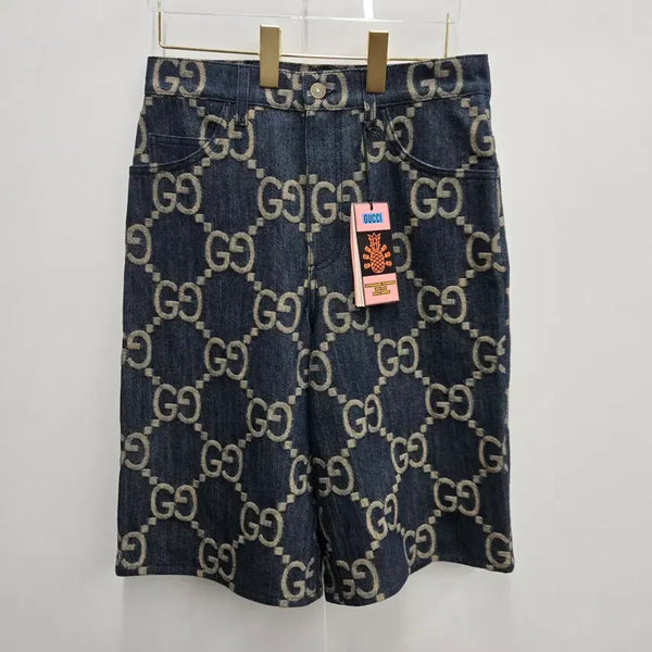 [BUNJANG] Gucci GG Jacquard Denim Shorts / [ 백화점판 새상품 ] 구찌 GG 자카드 데님 팬츠 청바지 반바지 30