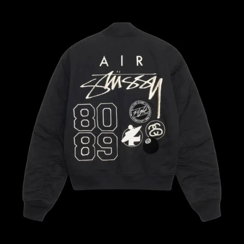 [BUNJANG] Nike x Stüssy Reversible Jacket Black M / 개급처) 나이키 스투시 나투시 리버시블 자켓 블랙 m  급처