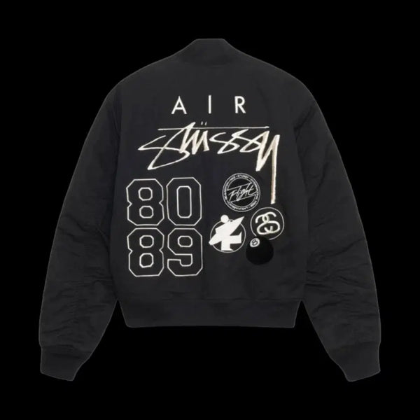 [BUNJANG] Nike x Stüssy Reversible Jacket Black M / 개급처) 나이키 스투시 나투시 리버시블 자켓 블랙 m  급처