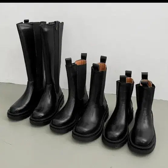 [BUNJANG] Brownshoe Middle Boots Loen Back Zipper Chelsea Long Boots / 브라운슈 미들 부츠 로엔 뒷지퍼 첼시 롱 부츠