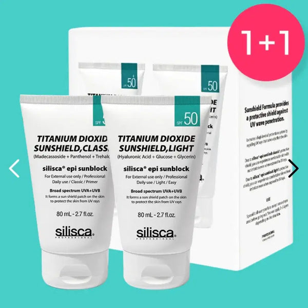 [BUNJANG] Sellisca Sun Cream Classic + Light Set / 실리스카 선크림 클래식+라이트