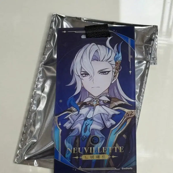 [BUNJANG] Genshin Impact Cafe Neuvillette Acrylic Carabiner Keychain / 원신 카페 느비예트 아크릴 카라비너 키링 원캎