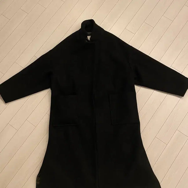 [BUNJANG] DBYM Black Wool Blend Coat / dbym 블랙 기본 코트