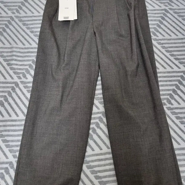 [BUNJANG] Pottery Wool Two Pleated Wide Pants / 포터리 Wool Two Pleated Wide Pants 2size