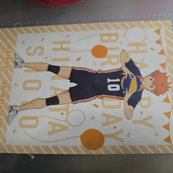 [BUNJANG] Haikyuu!! Hinata Shoyo Birthday Card & Korota / 하이큐 히나타 생일 카드 및 코로타 팝니다.