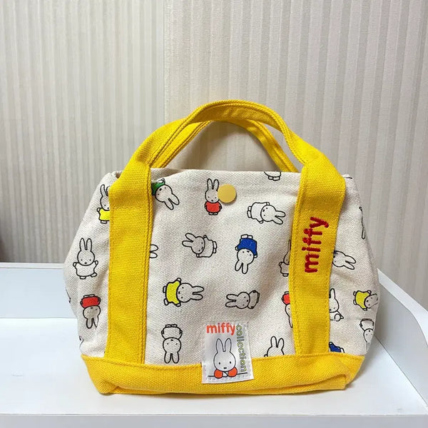 [BUNJANG] Miffy Yellow Canvas Tote Bag / (새상품) 미피 옐로우 캔버스 토트백 가방