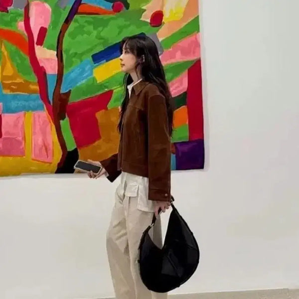 [BUNJANG] OFC Suede Jacket / OFC 오에프씨 스웨이드자켓