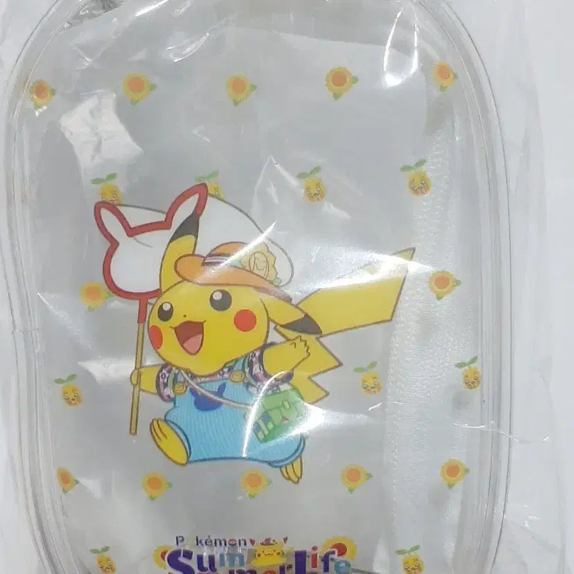 [BUNJANG] VT Pokemon Pikachu Pouch with Keychain / VT포켓몬 피카츄 파우치 키링 투명파우치