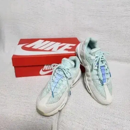 [BUNJANG] Nike Air Max 95 Mint White Sneakers / 나이키 에어맥스95 민트화이트 운동화