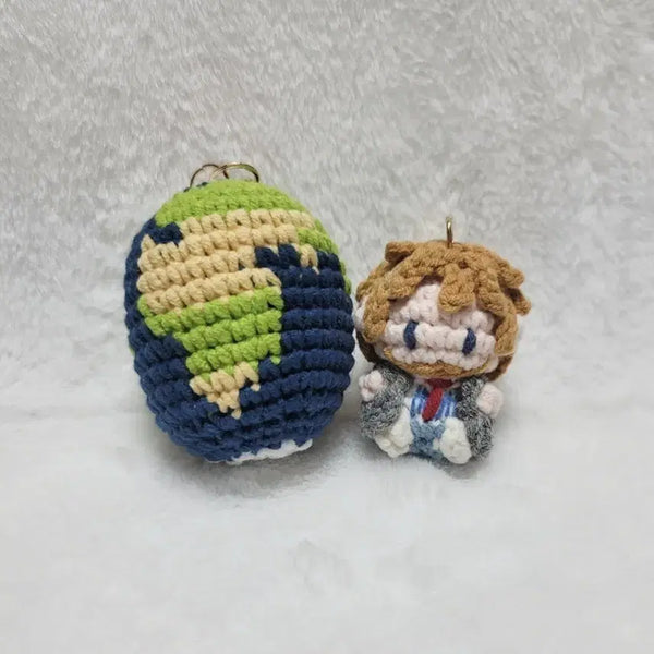 [BUNJANG] Handmade Knit Project Lavaball & Grace Keychain Set / 핸드메이드 뜨개 프로젝트 헤일메 라바볼&그레이스 키링