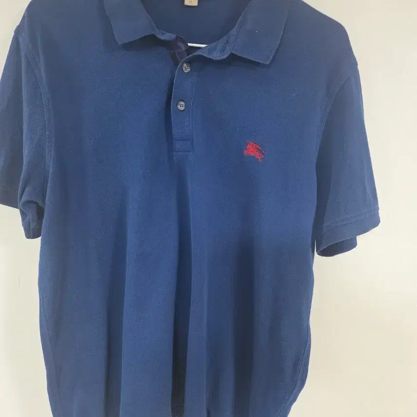 [BUNJANG] Burberry Brit Short Sleeve Polo Shirt Navy / 버버리 브릿 반팔 카라티 네이비