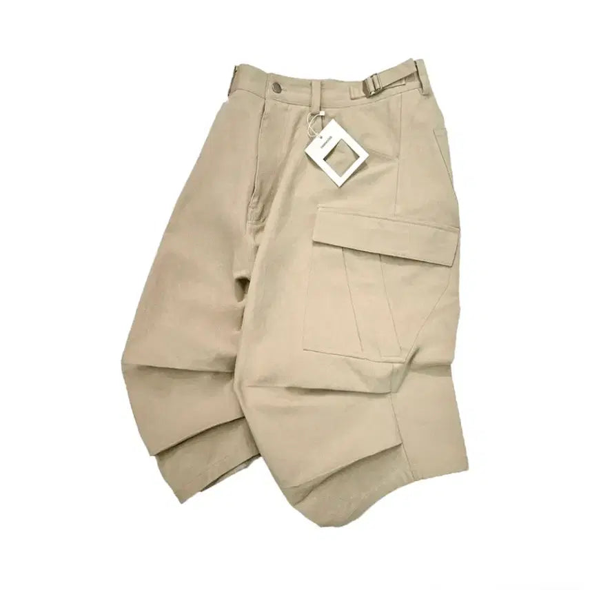 [BUNJANG] Non-Node Side Cargo Shorts Beige / [2 3] 논노드 사이드 카고 쇼츠 베이지