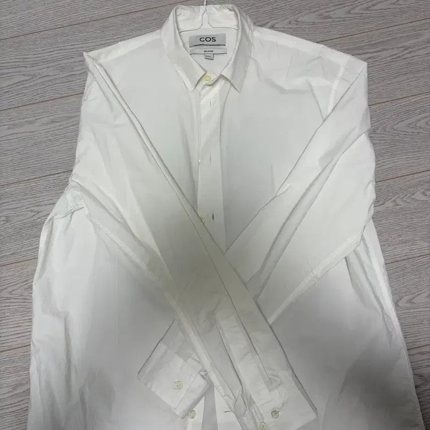 [BUNJANG] COS Relaxed Fit White Shirt / 코스 남성 셔츠 100