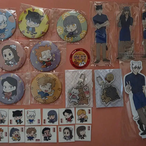 [BUNJANG] Nya Han Namja Complete Series (Volumes 1-5) with Yourmana Goods Bundle / (초판, 친필사인)냐한남자 1-5(완결)+유어마나 굿즈