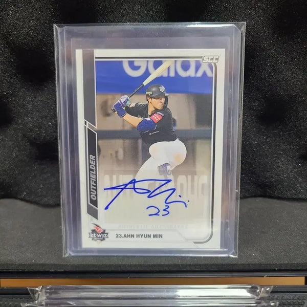 [BUNJANG] SCC Baseball Card KT Wiz Rookie of the Year Ahn Hyun-min First Auto Card / SCC 야구카드 KT 위즈 신인왕 안현민 첫번째 오토카드