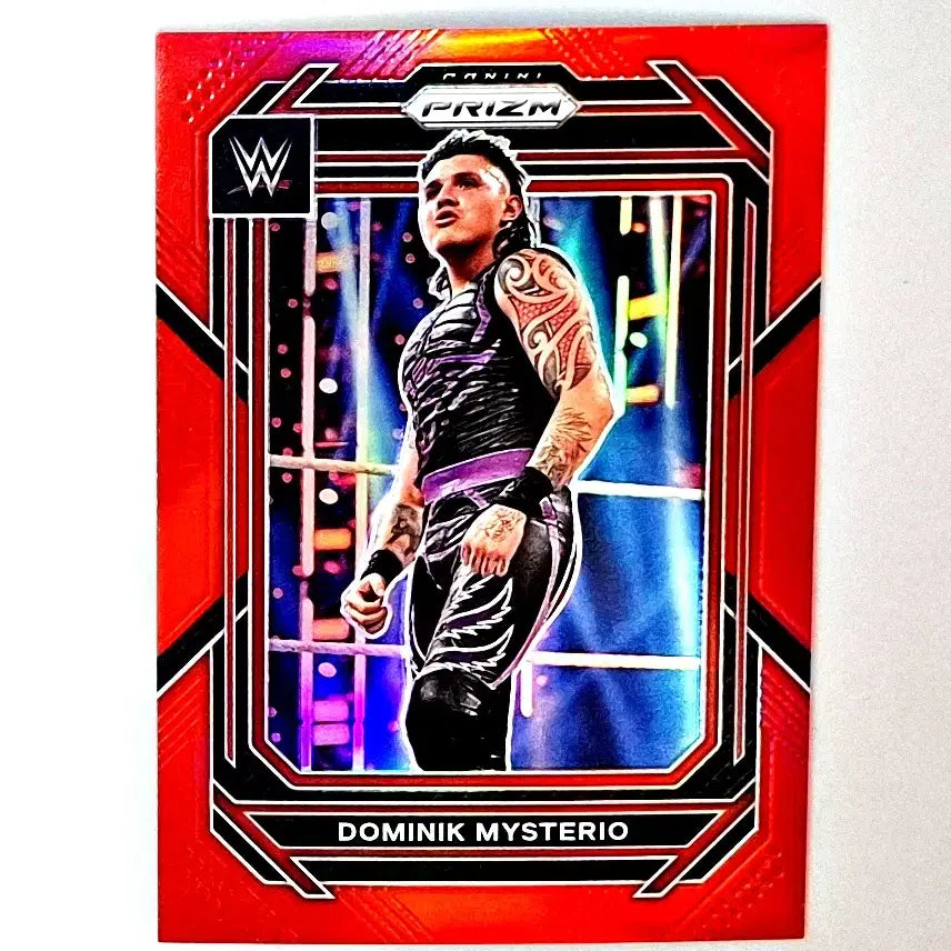 [BUNJANG] Dominik Mysterio 2023 Panini Prism Red Prism Limited Edition #1/299 Trading Card / WWE 도미닉 미스테리오 299장 한정 레드 프리즘 2023 프리즘