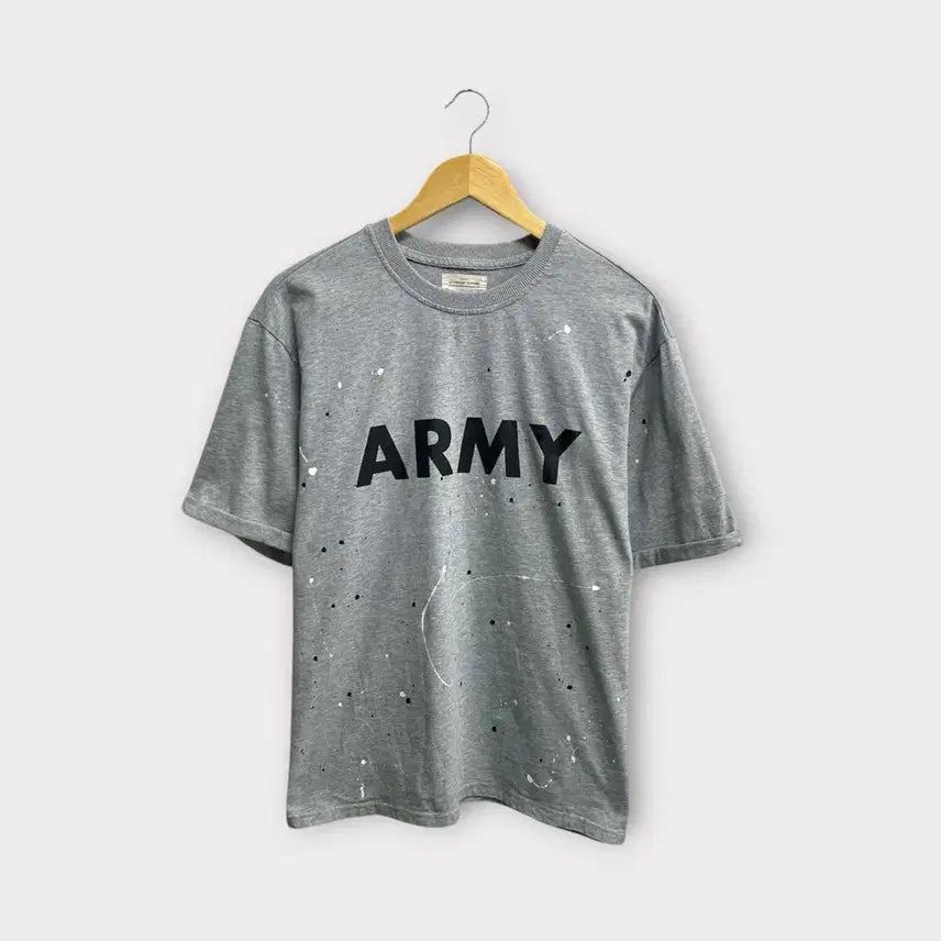 [BUNJANG] ARMY Painting T-Shirt / ARMY 페인팅 반팔티 L