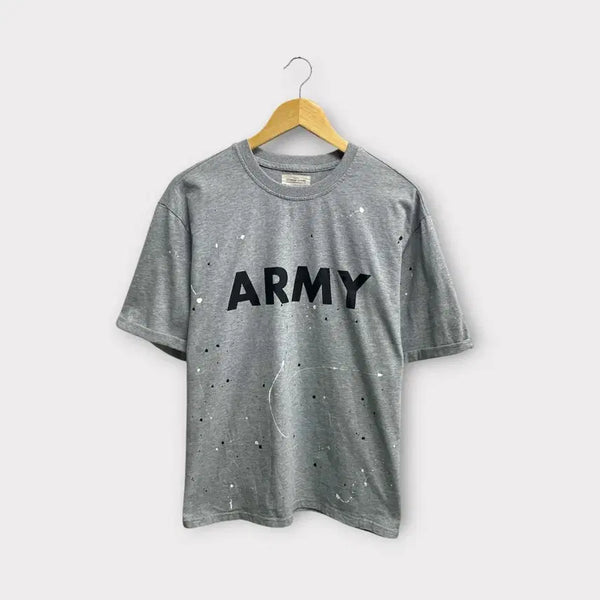 [BUNJANG] ARMY Painting T-Shirt / ARMY 페인팅 반팔티 L