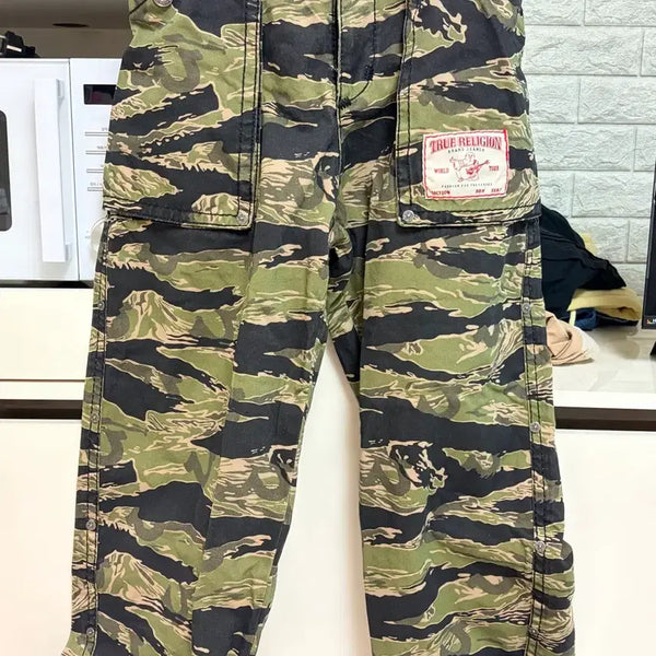 [BUNJANG] True Religion Camo Cargo Pants Size S / 트루릴리젼 카모 카고 팬츠 S사이즈