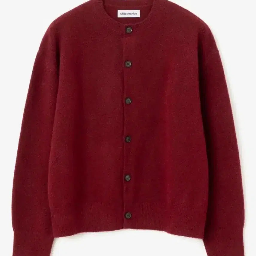 [BUNJANG] Milo Archive Crop Move Cardigan Red / (M) 밀로아카이브 크롭 무브 가디건 레드