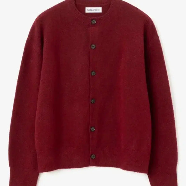 [BUNJANG] Milo Archive Crop Move Cardigan Red / (M) 밀로아카이브 크롭 무브 가디건 레드
