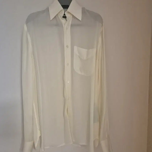 [BUNJANG] Tom Ford Silk Shirt Ivory / 톰포드 실크셔츠