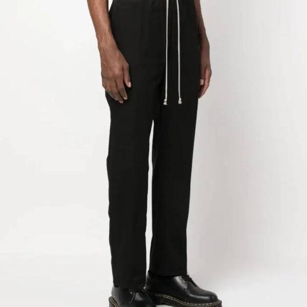 [BUNJANG] Rick Owens Slim Long Drawstring Pants Black / 릭오웬스 슬림 롱 드로우스트링 팬츠