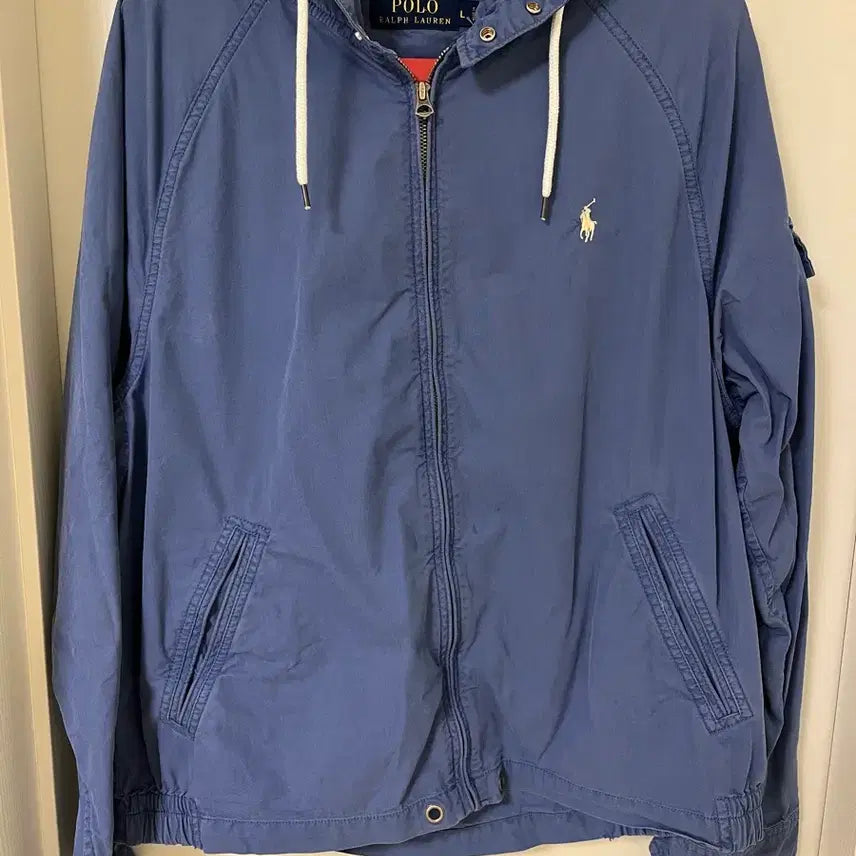 [BUNJANG] Polo Ralph Lauren Windbreaker Utility Jacket Blue Size L / 폴로랄프로렌 윈드브레이커 유틸리티자켓 블루 L사이즈