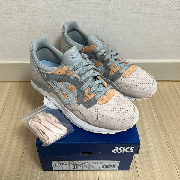 [BUNJANG] Asics Gel-Lyte V Apricot Nectar Mid Grey Sneakers (285mm) / [새제품] [285] 아식스 젤라이트5 아프리콧 미드그레이