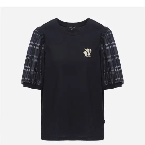 [BUNJANG] Thursday Island Check Woven Mix T-Shirt / 써스데이아일랜드 체크우븐믹스티셔츠