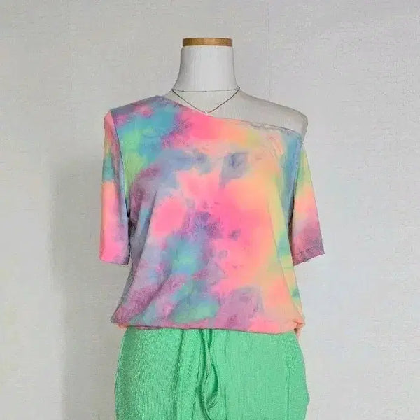 [BUNJANG] DewyDewy Tie-Dye Short-Sleeve T-Shirt / 듀이듀이  타이다이 티셔츠