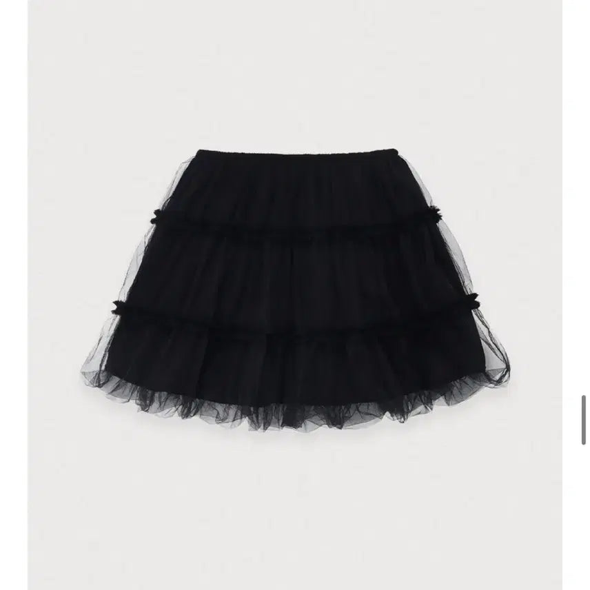 [BUNJANG] Poeto Tutu Flare Skirt Black / 포에토 튜튜 스커트 플레어 스커트 블랙