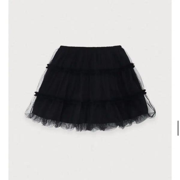 [BUNJANG] Poeto Tutu Flare Skirt Black / 포에토 튜튜 스커트 플레어 스커트 블랙