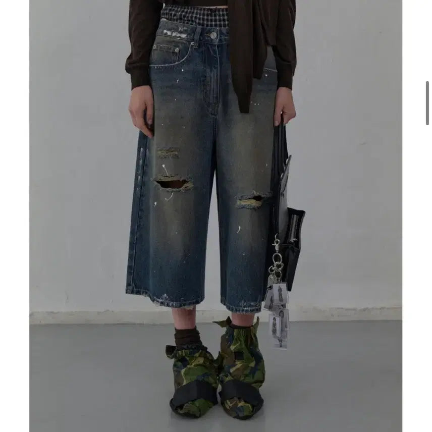 [BUNJANG] LCDC Washed Bermuda Pants / LCDC 엘씨디씨티엠 워시드 버뮤다 팬츠 새상품