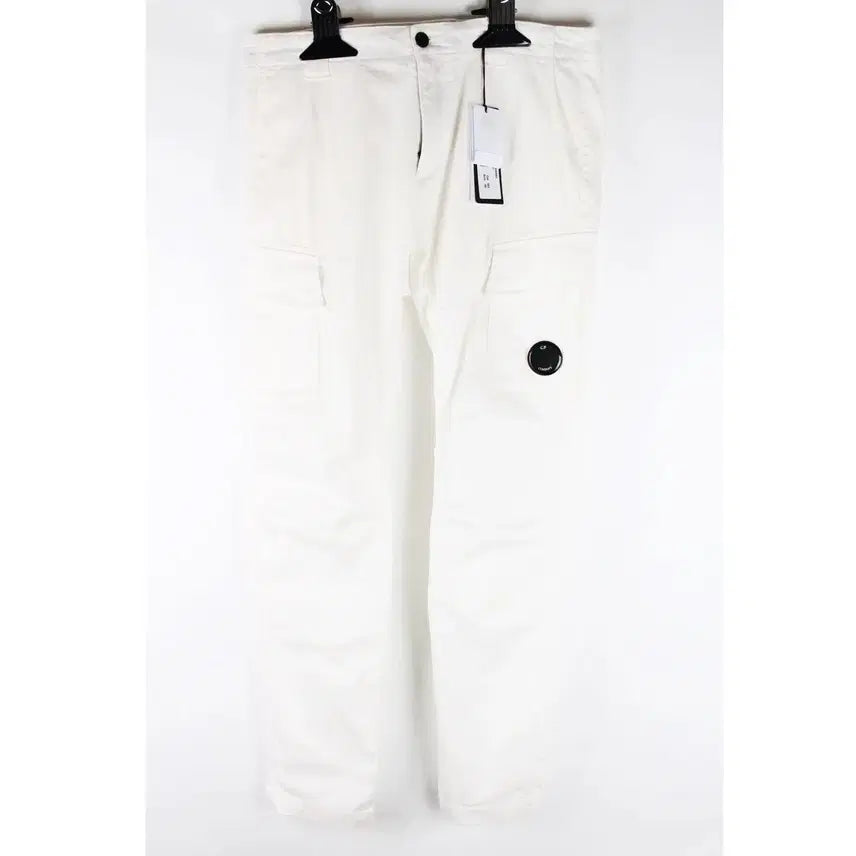 [BUNJANG] CP Company Lens Cargo Jogger Pants White / [N급/당일배송] CP컴퍼니 렌즈 카고 조거 팬츠 화이트 50(32~34