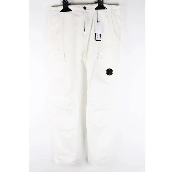 [BUNJANG] CP Company Lens Cargo Jogger Pants White / [N급/당일배송] CP컴퍼니 렌즈 카고 조거 팬츠 화이트 50(32~34