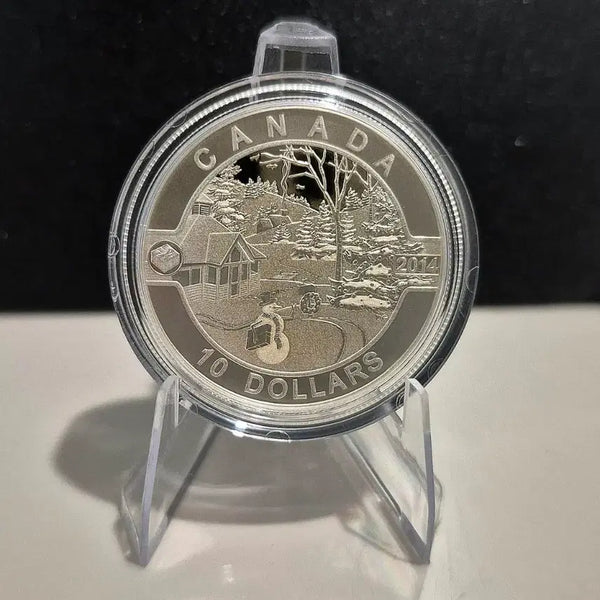 [BUNJANG] Royal Canadian Mint Limited Edition Holiday Landscape Silver Coin Set - 1 oz Total / 캐나다 조폐국 한정판 홀리데이 풍경은화 세트 총 1온스