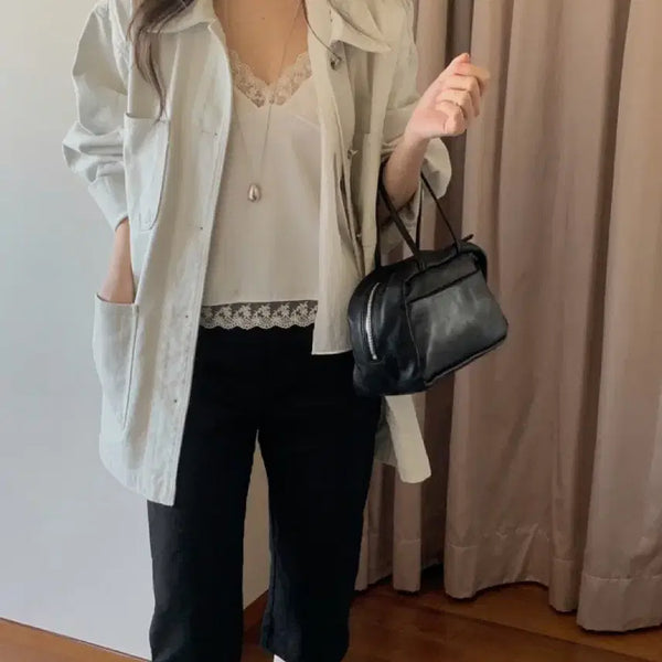 [BUNJANG] Miel Bustier Blouse / 미엘 뷔스티에 블라우스:)
