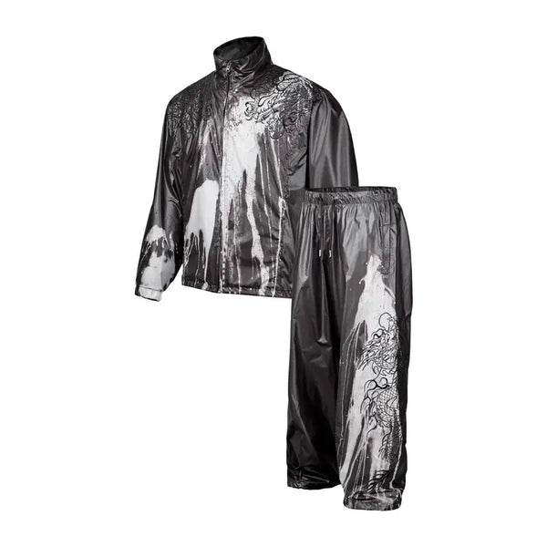 [BUNJANG] What The Party Fighter Wind Set Jacket L Pants Free / 왓더파티 Fighter Wind SET