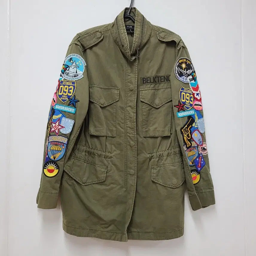 [BUNJANG] V+eL Patch Field Jacket / V+eL 패치 야상자켓 55-99