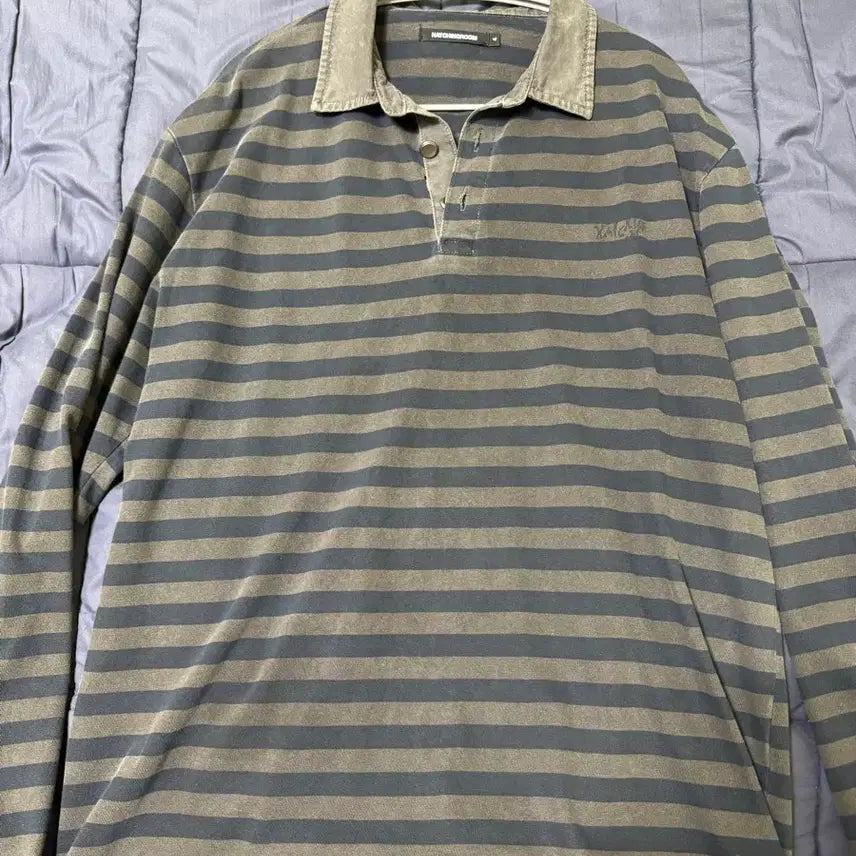 [BUNJANG] HAECHINGROOM VTG Stripe Polo Tee / 해칭룸 VTG stripe polo tee 4
