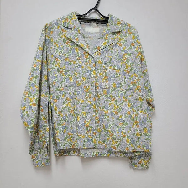 [BUNJANG] Flower Pattern Blouse / 플라워패턴 블라우스 55-66